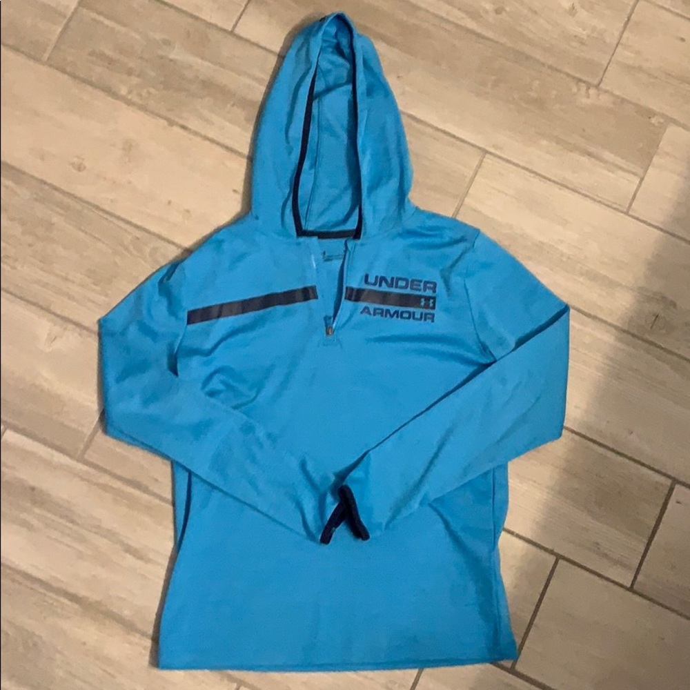 Under Armour Youth L hooded dry-fit pullover